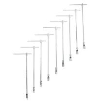 JBM 54380 - JUEGO DE 9 LLAVES DE VASO ARTICULADO CON MANGO EN T (7-19MM)