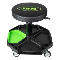 JBM 54583 - TABURETE NEUMÁTICO CON BANDEJAS EXTRAÍBLES