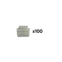 JBM 54658 - CAJA DE 100 CONTRAPESAS ZINC GRAPA 15GR. ESPECIAL LLANTA UNI