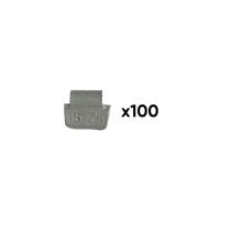 JBM 54668 - CAJA DE 100 CONTRAPESAS ZINC GRAPA 15GR. ESPECIAL LLANTA ALE