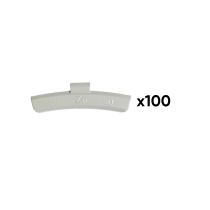 JBM 54676 - CAJA DE 100 CONTRAPESAS ZINC GRAPA 50GR. ESPECIAL LLANTA ALE
