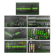 JBM 54689 - SET DE 7 MÓDULOS EVA CARBONO PARA CARRO DE HERRAMIENTAS