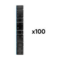 JBM 54788 - CAJA DE 100 CONTRAPESAS ADHESIVAS DE HIERRO - 60GR. (4X10G +