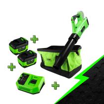 JBM PROMO-60030B - PROMO ELECTR: SOPLADOR A BATERÍA 60030 + X2 60015 + 60016 +