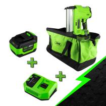 JBM PROMO-60037A - PROMO 60037 CLAVADORA A BATERÍA + 60015 + 60016 + 53782