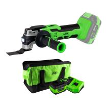 JBM PROMO-60041A - PROMO 60041 MULTIHERRAMIENTA OSCILANTE A BATERÍA + 60015 + 6