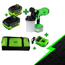 JBM PROMO-60043B - PULVERIZADOR DE PINTURA A BATERÍA  +60013+60015+60016+53782