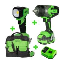 JBM PROMO-60044 - 60044 PISTOLA DE IMPACTO1/2' + 60015 BATERÍA6.0AH+ 60016 CA