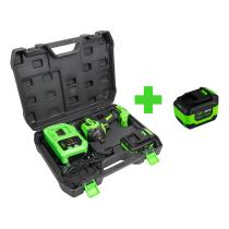 JBM PROMO-60046C - PISTOLA DE IMPACTO BRUSHLESS A BATERIA 1/2' 800NM CON MALET