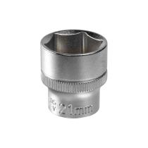 JBM 14505 - VASO CORTO  HEX 3/8' DE 21MM