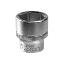 JBM 14506 - VASO CORTO  HEX 3/8' DE 22MM