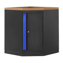 JBM 16492B - ARMARIO ESQUINERO CON TABLERO DE MDF - AZUL