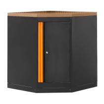 JBM 16492O - ARMARIO ESQUINERO CON TABLERO DE MDF - NARANJA