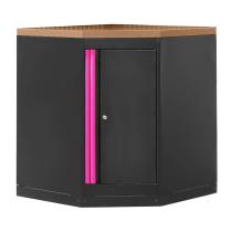 JBM 16492P - ARMARIO ESQUINERO CON TABLERO DE MDF - ROSA