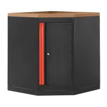 JBM 16492R - ARMARIO ESQUINERO CON TABLERO DE MDF - ROJO