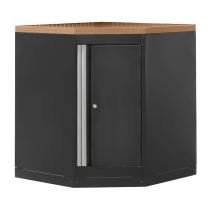 JBM 16492S - ARMARIO ESQUINERO CON TABLERO DE MDF - PLATA