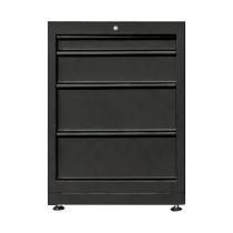 JBM 16627K - ARMARIO DE 4 CAJONES - NEGRO