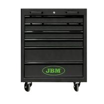 JBM 16628K - ARMARIO DE 6 CAJONES - NEGRO