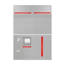 JBM 17855 - SET DE TIRADORES PARA SERIE527 - ROJO