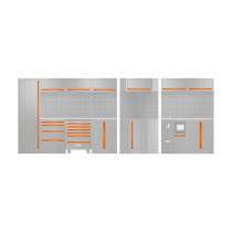 JBM 18040 - SET DE TIRADORES PARA SERIE565 - NARANJA