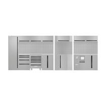 JBM 18043 - SET DE TIRADORES PARA SERIE565 - NEGRO