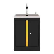 JBM 18103G - ARMARIO CON FREGADERO INTEGRADO - DORADO