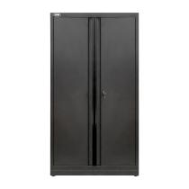 JBM 18105K - ARMARIO ALTO DE DOS PUERTAS - NEGRO