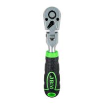 JBM 54691 - CARRACA DE 1/4' ARTICULADA CON CABEZAL DE 72 DIENTES 165MM