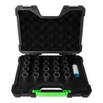 JBM 54809 - SET DE 22 LLAVES PARA TORNILLO DE BLOQUEO DE RUEDA AUDI