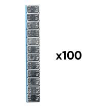 JBM 54844 - CAJA DE 100 CONTRAPESAS ADHESIVAS DE HIERRO -  60GR. (12X5G)