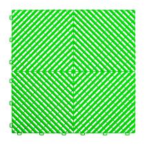 JBM 54910 - BALDOSA VERDE PERFORADA DE PP PARA SUELO