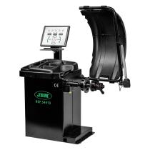 JBM 54970 - EQUILIBRADORA DE RUEDAS DIGITAL CON PEDAL DE FRENO Y LASER