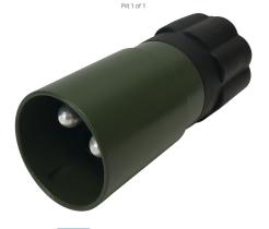 Europart 3131124004 - CONECTOR 24 V  2 POLOS 35 MM ENCHUFE OTAN