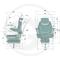 GRANIT-parts 240920050 - ASIENTO TELA Y APOYABRAZOS